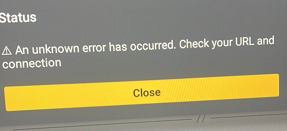 error msg when install app on amazon fire tv stick